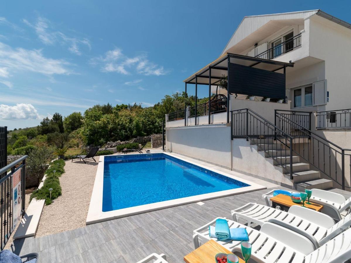 טרוגיר Scenic Sea View,Three Bedroom Villa With Pool מראה חיצוני תמונה