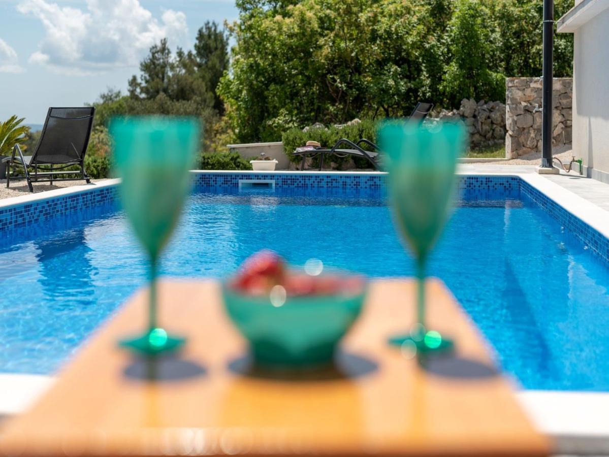 טרוגיר Scenic Sea View,Three Bedroom Villa With Pool מראה חיצוני תמונה